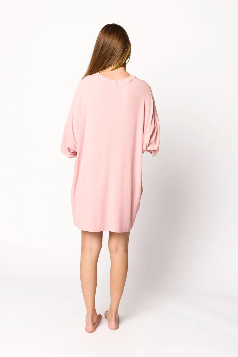 Clearance Worth Collective All Weekend Long Set - Short Sleeves - in Perfect Pink