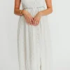 Outlet Worth Collective Amber Maxi Dress in Baby Blue - Nursing Friendly