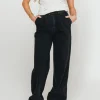 Sale Worth Collective Anna High Rise Pleated Palazzo Pants in Washed Black