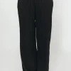 New Worth Collective Aurelie 100% Organic Cotton Pants in Black