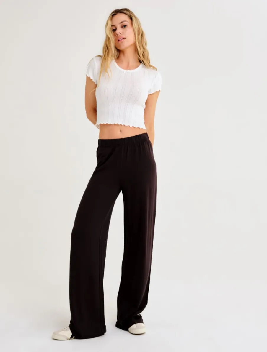 Online Worth Collective Be Mine Lounge Pant in Black