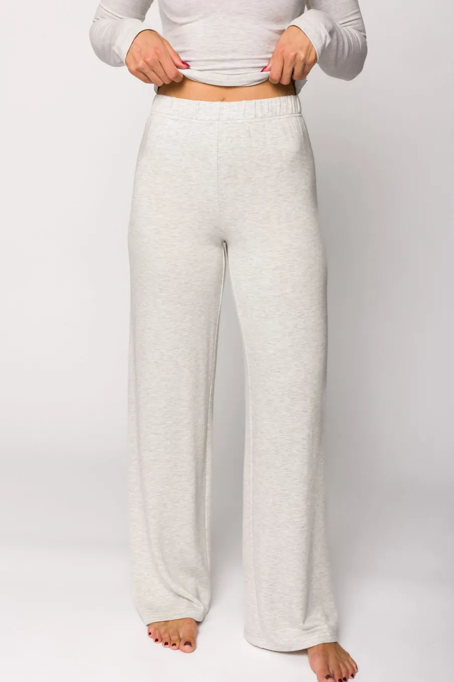 New Worth Collective Be Mine Lounge Pant in Carrara