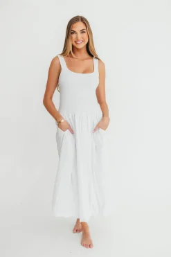 Discount Worth Collective Betty Dress in White