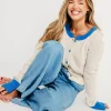 Clearance Worth Collective Bleu Marie Cardigan in Taupe Blue