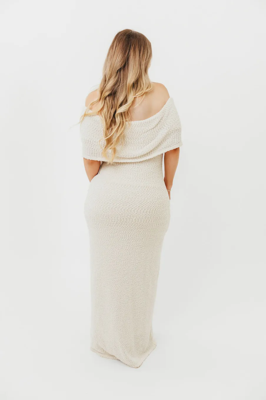 Hot Worth Collective Brit Maxi Dress in Cream