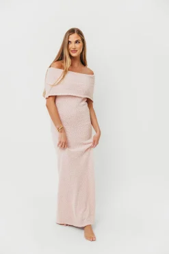 Fashion Worth Collective Brit Maxi Dress in Dusty Pink *PRE-ORDER*