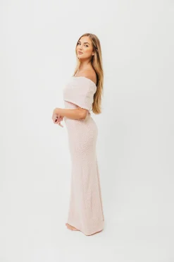 Fashion Worth Collective Brit Maxi Dress in Dusty Pink *PRE-ORDER*