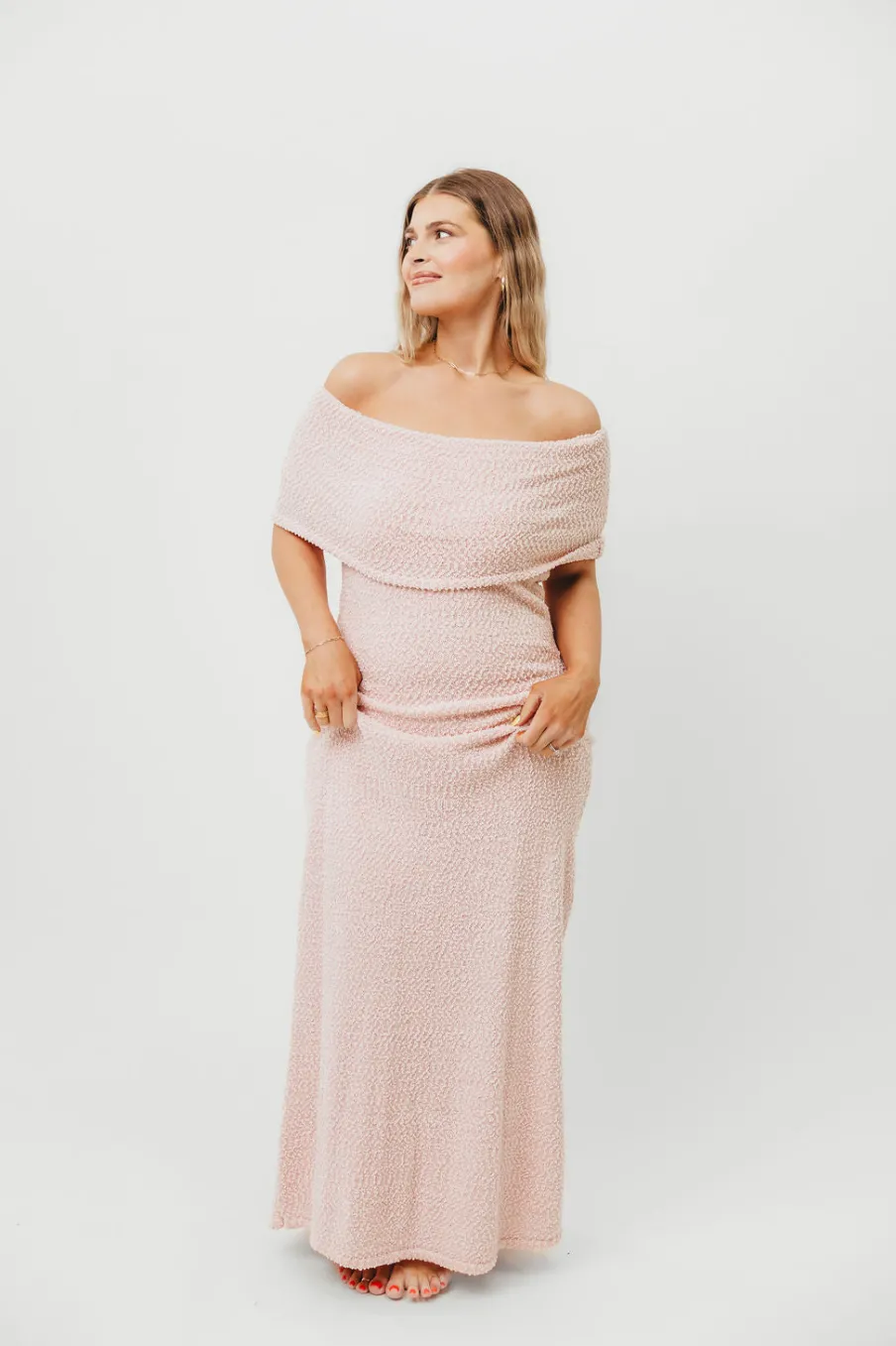 Fashion Worth Collective Brit Maxi Dress in Dusty Pink *PRE-ORDER*