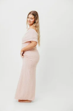 Fashion Worth Collective Brit Maxi Dress in Dusty Pink *PRE-ORDER*