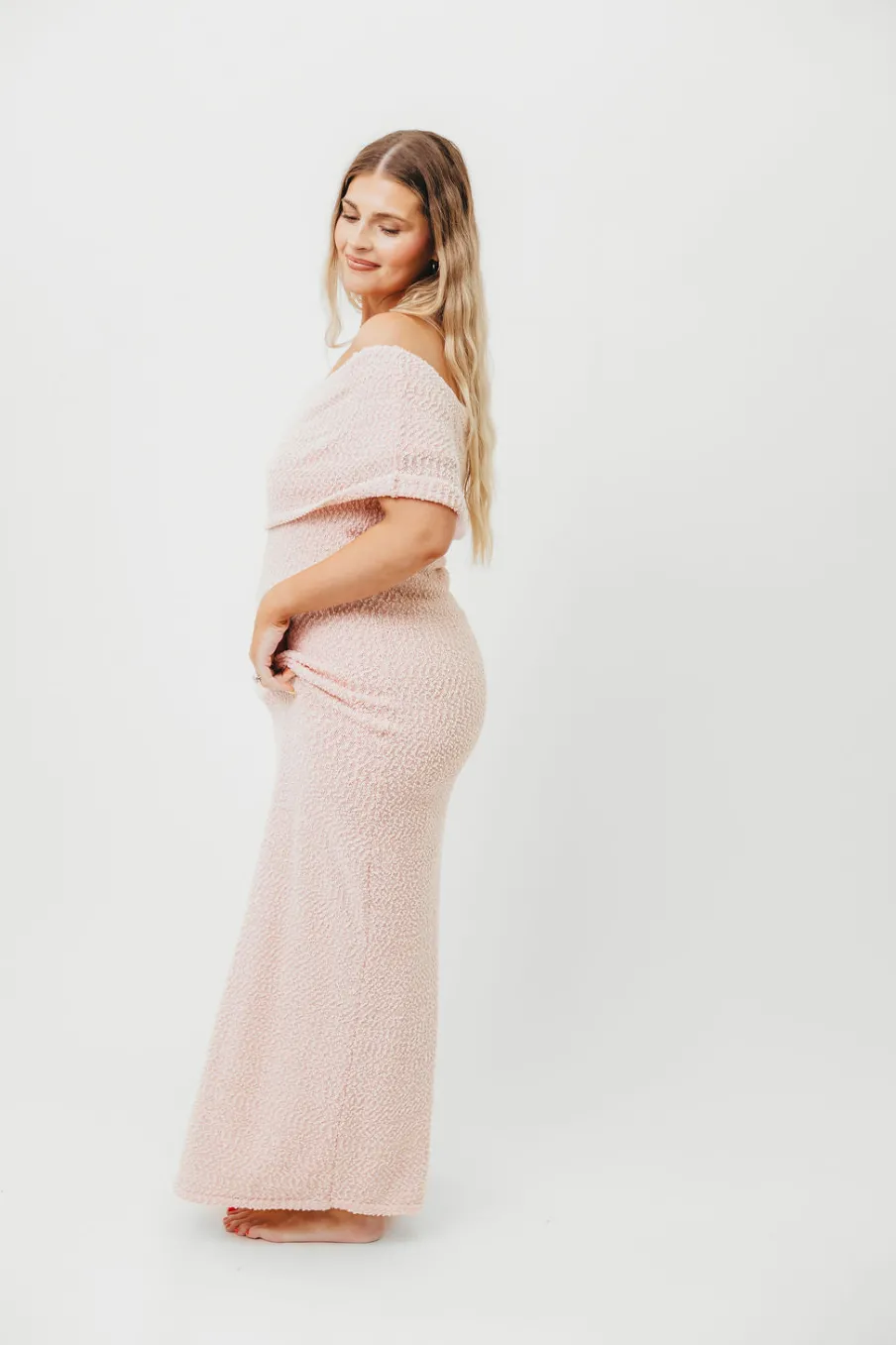 Fashion Worth Collective Brit Maxi Dress in Dusty Pink *PRE-ORDER*