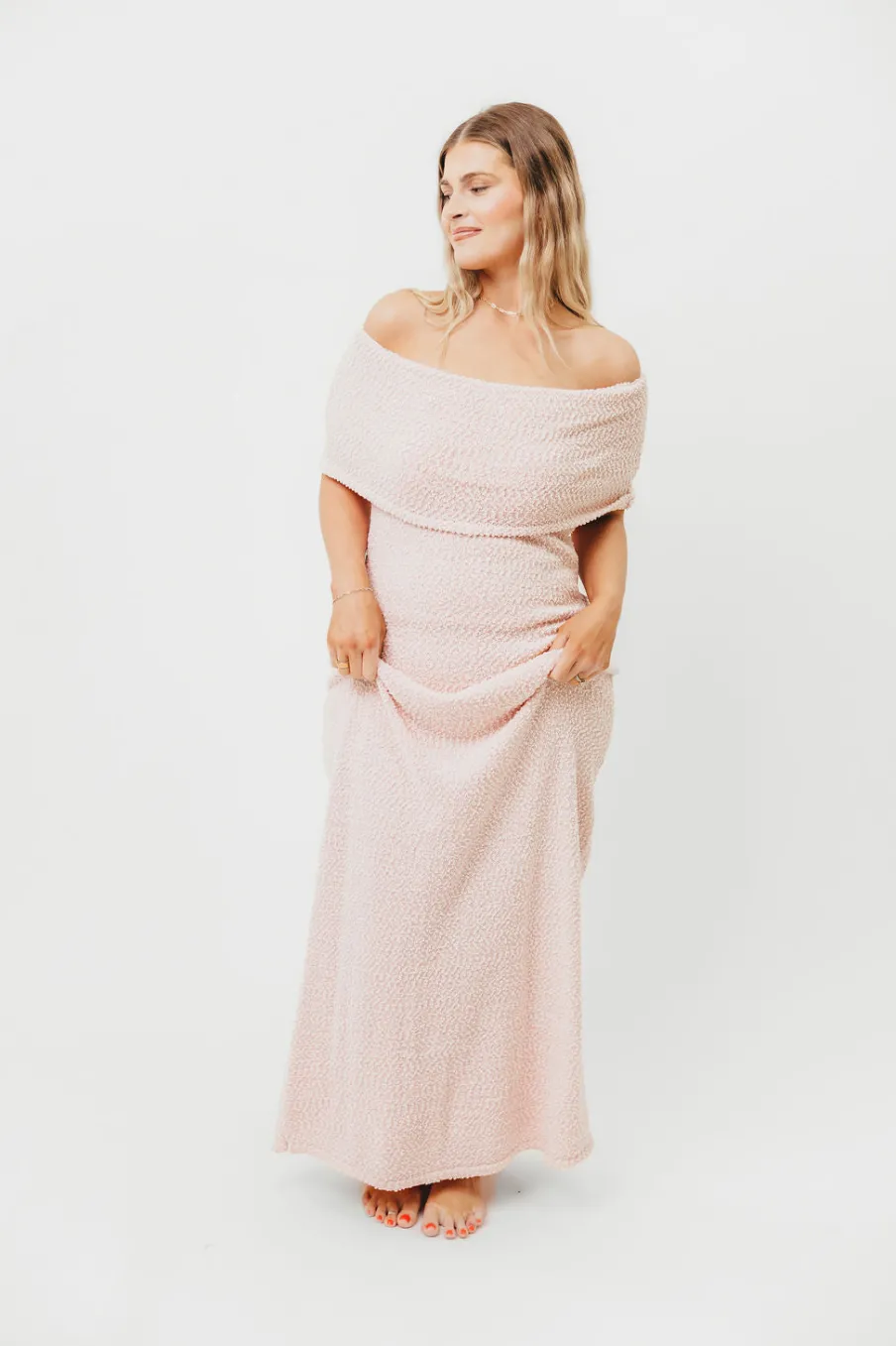 Fashion Worth Collective Brit Maxi Dress in Dusty Pink *PRE-ORDER*