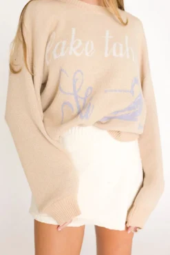 New Worth Collective Carolina Sweater Skort in Cream