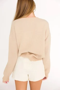 New Worth Collective Carolina Sweater Skort in Cream