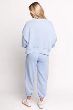 Discount Worth Collective Comfy Cozy Sweatpants in Baby Blue - Top Sold Separately