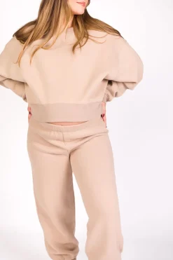Clearance Worth Collective Comfy Cozy Sweatpants in Mocha