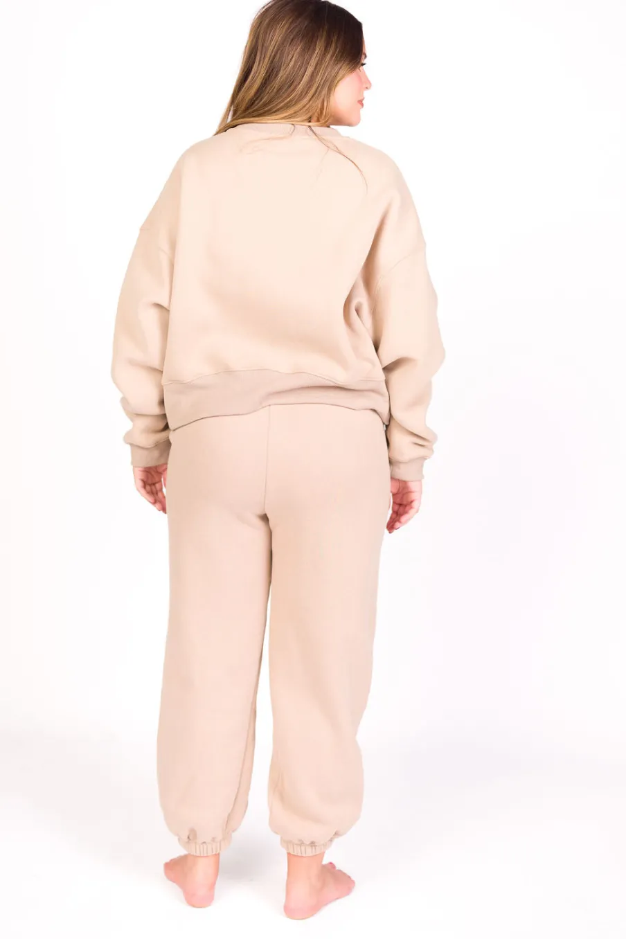 Clearance Worth Collective Comfy Cozy Sweatpants in Mocha