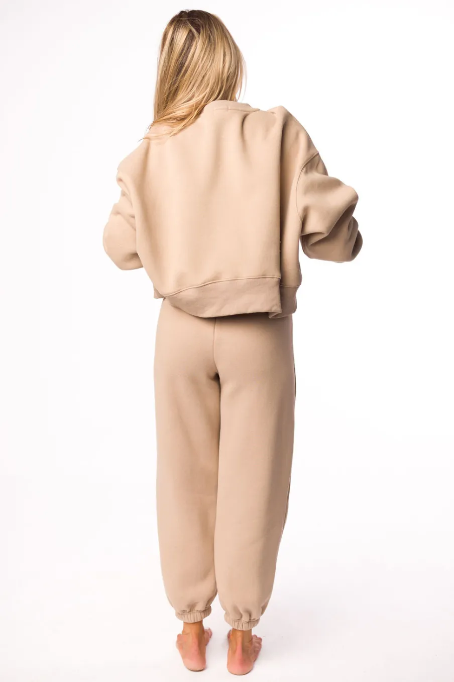 Clearance Worth Collective Comfy Cozy Sweatpants in Mocha