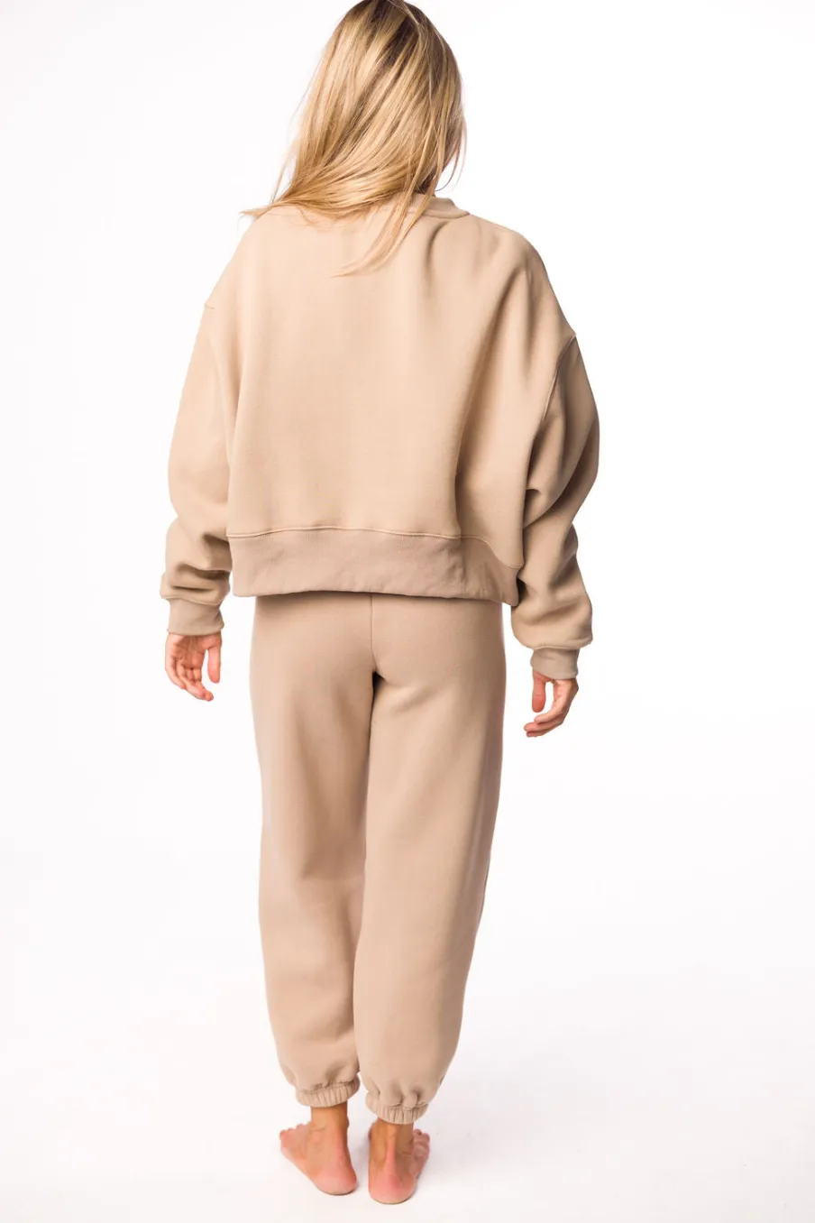 Discount Worth Collective Comfy Cozy Sweatshirt in Mocha - Bottoms Sold Separately