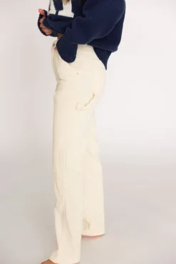 Discount Worth Collective Corduroy Pants in Cream