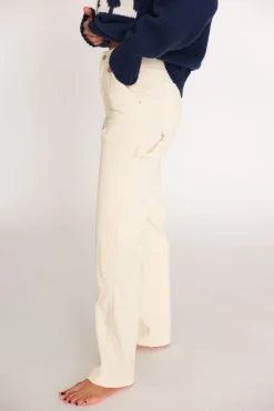Discount Worth Collective Corduroy Pants in Cream