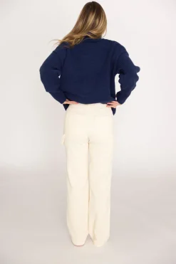 Discount Worth Collective Corduroy Pants in Cream