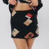 Hot Worth Collective Cozumel Mini Skirt in Black