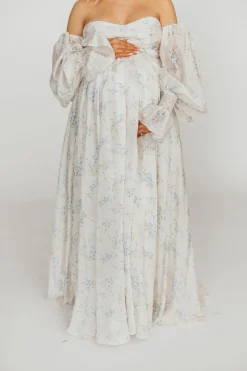 Sale Worth Collective Dear Skye Floral Dress in Blue