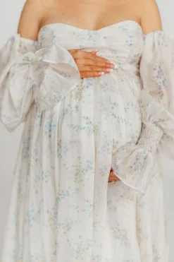 Sale Worth Collective Dear Skye Floral Dress in Blue