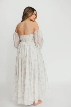 Sale Worth Collective Dear Skye Floral Dress in Blue