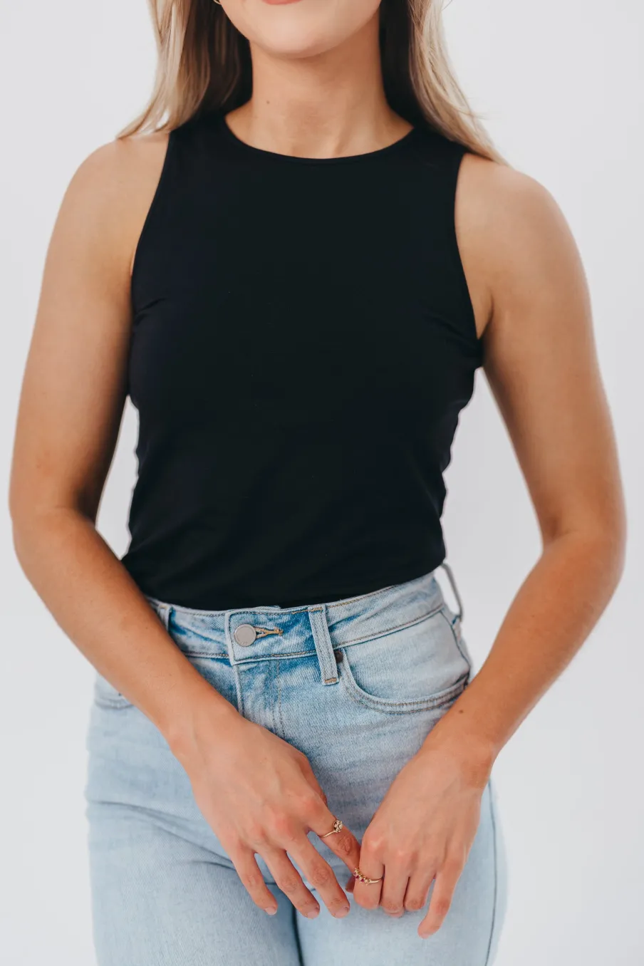 Fashion Worth Collective Eliana Tank in Black