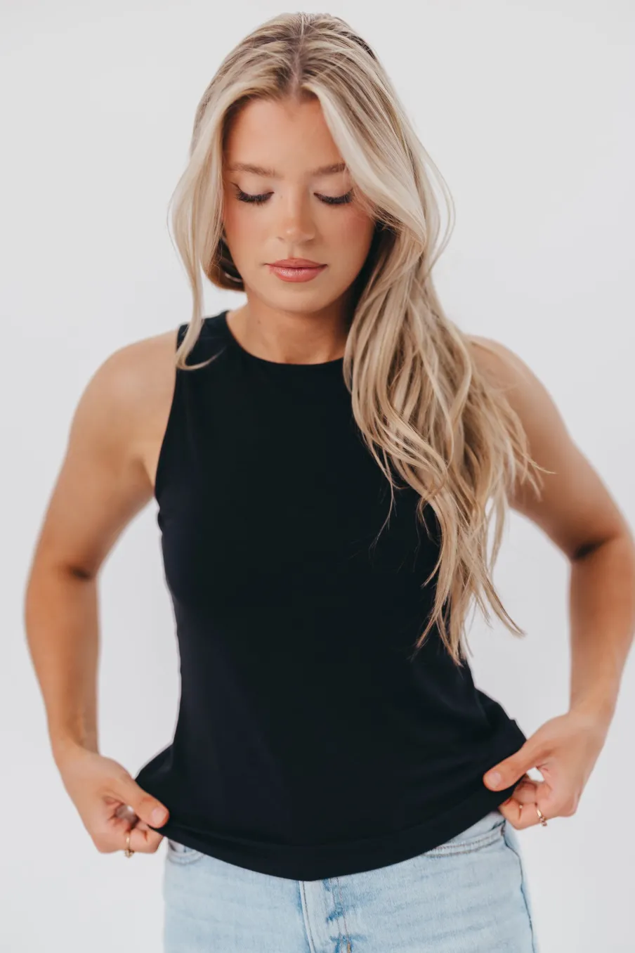 Fashion Worth Collective Eliana Tank in Black
