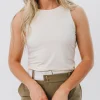 Sale Worth Collective Eliana Tank in Blanc