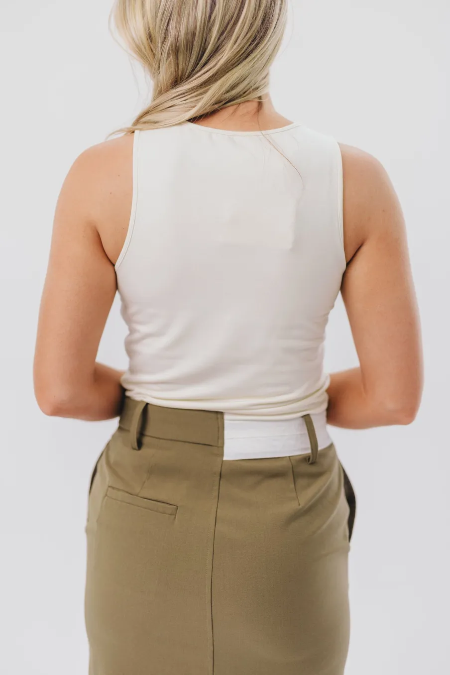 Sale Worth Collective Eliana Tank in Blanc