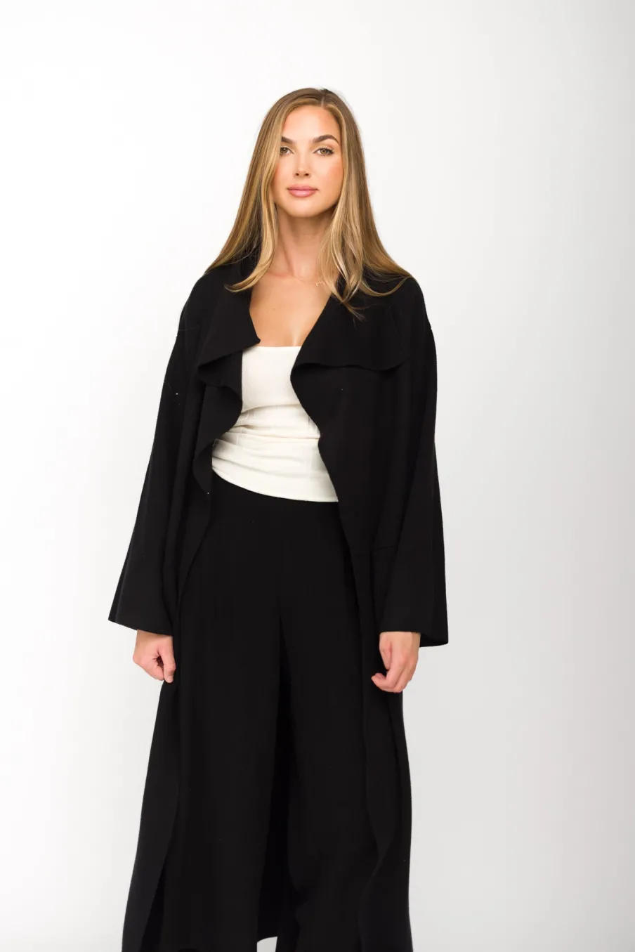 Sale Worth Collective Elsa Sweater Coat in Black