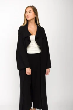 Sale Worth Collective Elsa Sweater Coat in Black