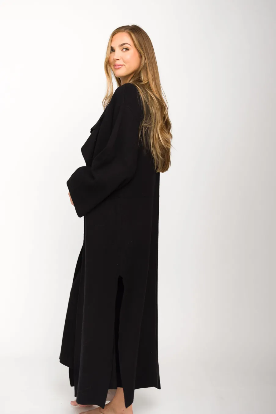 Sale Worth Collective Elsa Sweater Coat in Black