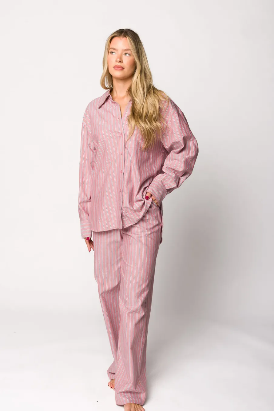 Best Worth Collective Ex-Boyfriend Shirt in Nantucket Stripe - Nursing Friendly