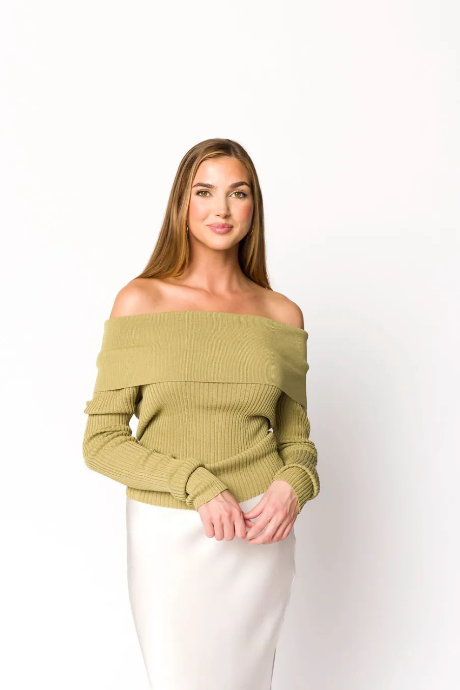 Clearance Worth Collective First Glance Top in Olive