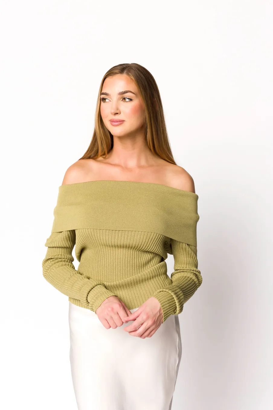 Clearance Worth Collective First Glance Top in Olive
