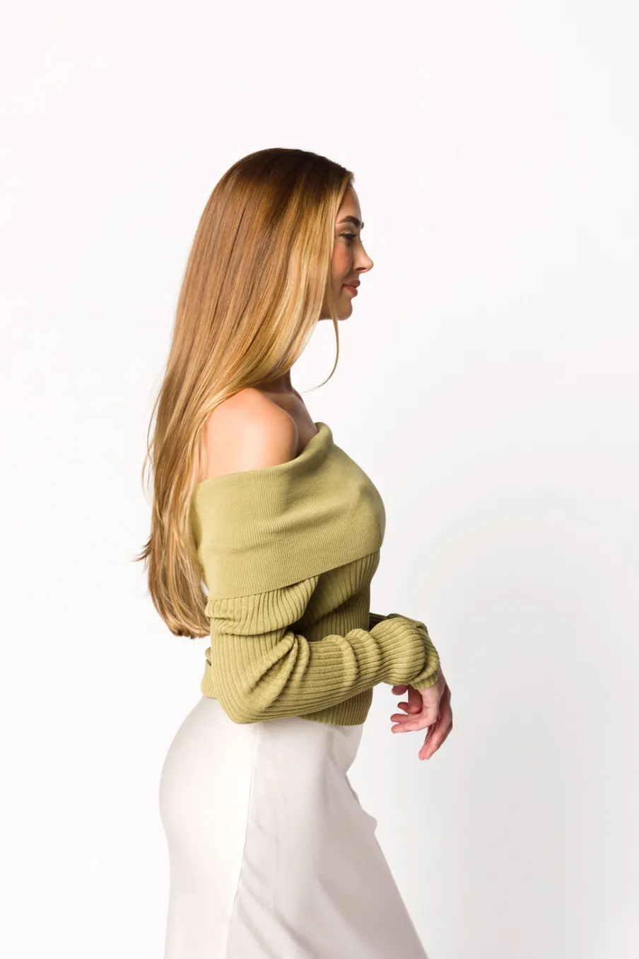 Clearance Worth Collective First Glance Top in Olive