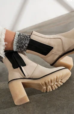 Discount Worth Collective Free People James Chelsea Boots | White Leather