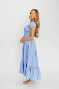 Sale Worth Collective Hannah Midi Dress in Light Blue