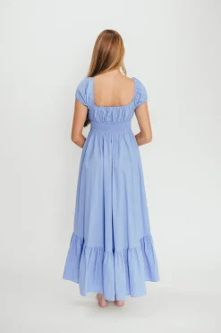Sale Worth Collective Hannah Midi Dress in Light Blue