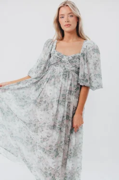 Best Worth Collective Harlow Maxi Dress in Forest - Bump Friendly (S-XL)
