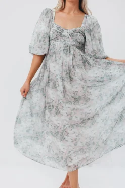 Best Worth Collective Harlow Maxi Dress in Forest - Bump Friendly (S-XL)