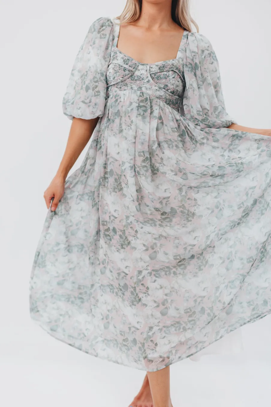 Best Worth Collective Harlow Maxi Dress in Forest - Bump Friendly (S-XL)