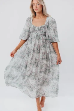 Best Worth Collective Harlow Maxi Dress in Forest - Bump Friendly (S-XL)