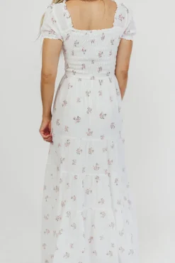 Fashion Worth Collective Harper Worth Maxi Dress in Pink Floral - Bump Friendly ($40 off This W