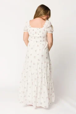 Fashion Worth Collective Harper Worth Maxi Dress in Pink Floral - Bump Friendly ($40 off This W