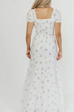 Fashion Worth Collective Harper Worth Maxi Dress in Pink Floral - Bump Friendly ($40 off This W
